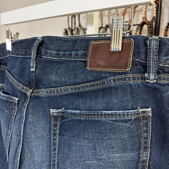 Banana Republic Blue Straight Jeans Classic Style - Picture 4 of 7